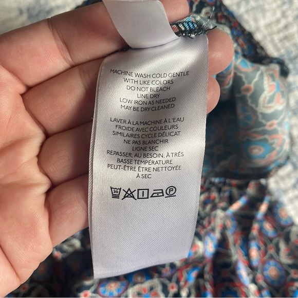 Anthropologie Vega High-Waist Wide Leg Satin Bohemian Drawstring Pant Size Large - Picture 12 of 13